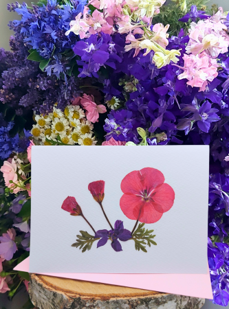 Felicitare flori presate [1]