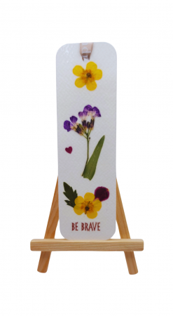 SEMNE DE CARTE CU FLORI - Semn de carte cu flori presate