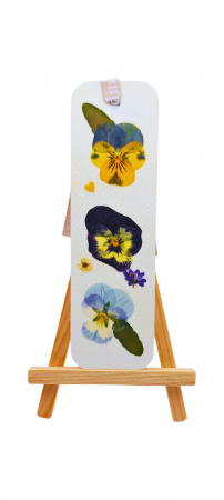 SEMNE DE CARTE CU FLORI - Semn de carte cu flori presate