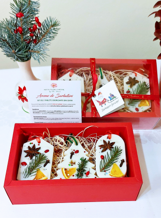 TABLETE PARFUMATE DIN CEARA / Odorizante naturale - Set 3 tablete odorizante AROME DE SARBATORI