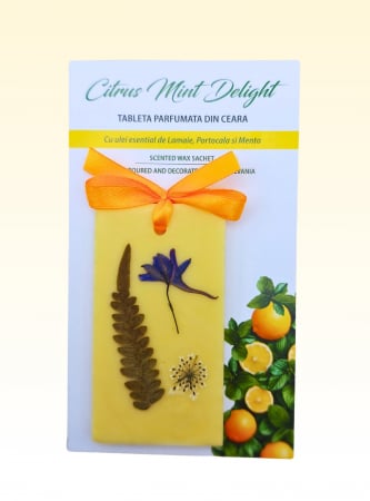 TABLETE PARFUMATE DIN CEARA / Odorizante naturale - Tableta CITRUS MINT DELIGHT