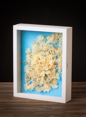Tablouri personalizate - Tablou 3D cu flori din buchetul miresei