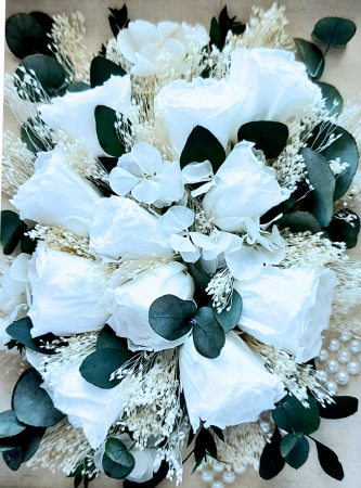 Tablou 3D cu flori din buchetul miresei [3]