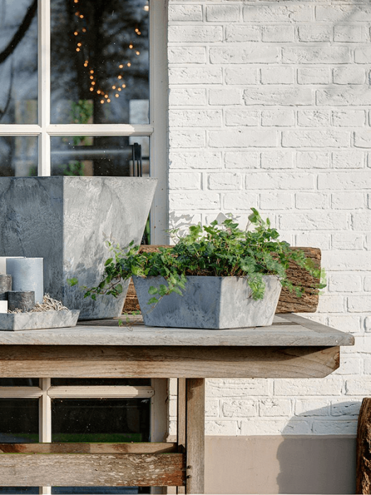 Ghiveci ARTSTONE Ella 30/14 cm, gri [2]