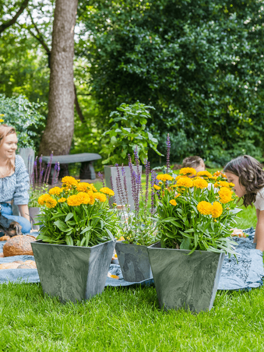 Ghiveci ARTSTONE Ella 35 cm, gri [3]