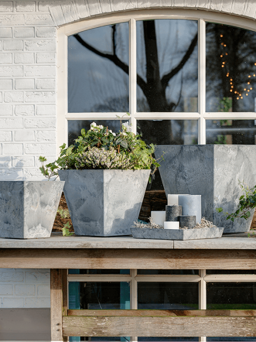 Ghiveci ARTSTONE Ella 40 cm, gri [2]