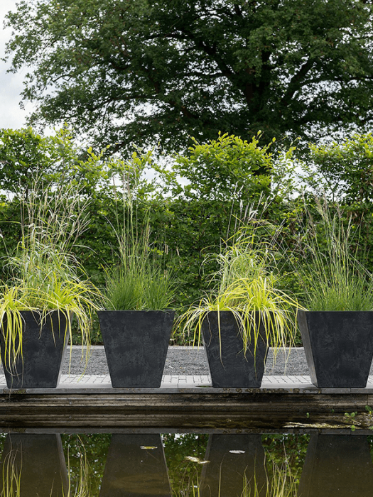 Ghiveci ARTSTONE Ella 40 cm, negru [3]