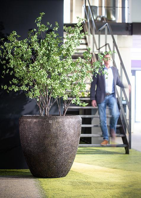 Ghiveci CORAL rotund, 80/80 cm, bronz patinat [2]