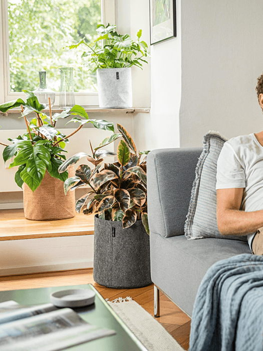 Ghiveci LECHUZA Trendcover Gri 32 x 33 [3]