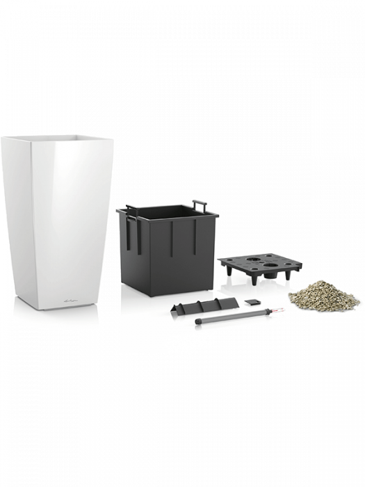 Ghiveci LECHUZA Premium Cubico Roșu 30 x 30 x 56 [2]