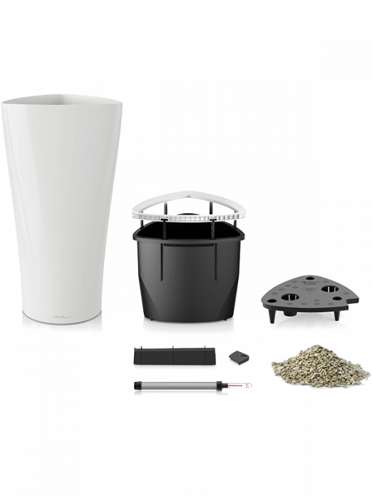 Ghiveci LECHUZA Premium Delta Alb 40 x 75 [2]