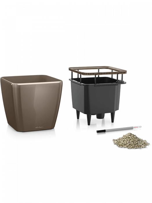 Ghiveci LECHUZA Premium Quadro LS Taupe 21 x 21 / 20 [2]