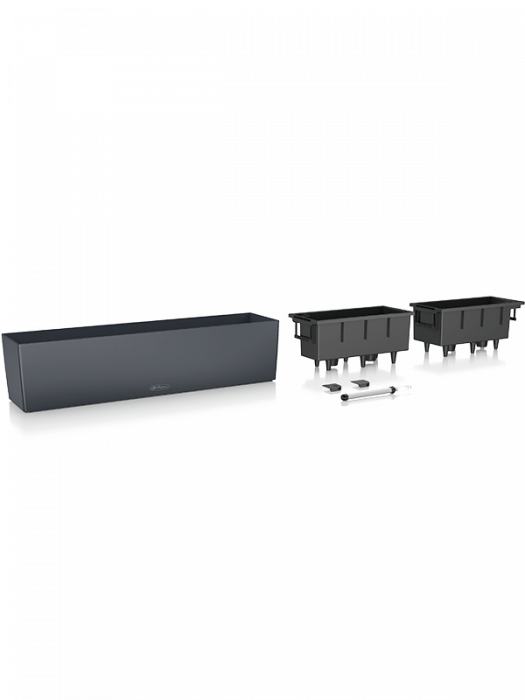 Ghiveci LECHUZA Balconera Color Ardezie 80 x 19 / 19 [2]