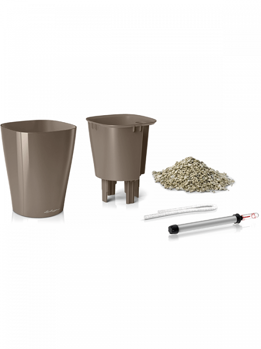 Ghiveci LECHUZA Premium Deltini Taupe 14 x 18 [2]