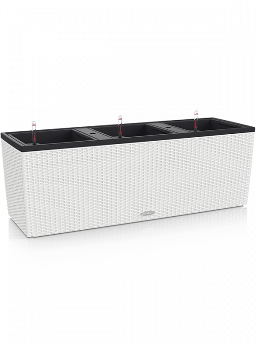 Ghiveci LECHUZA Trio Cottage Alb 130 x 42 x 44 [1]