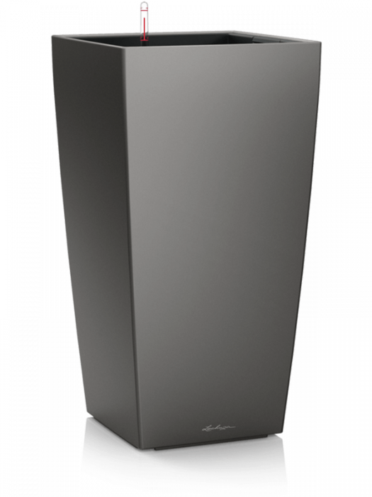 Ghiveci LECHUZA Premium Cubico Antracit 30 x 30 x 56 [1]