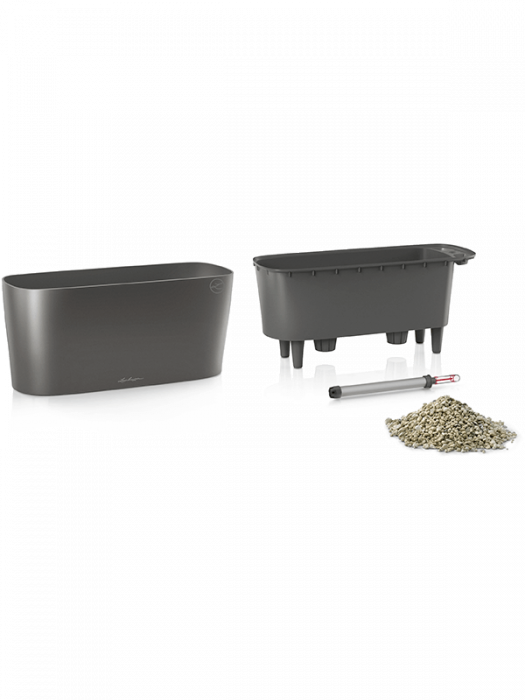 Ghiveci LECHUZA Premium Delta Antracit 30 x 10 / 13 [2]