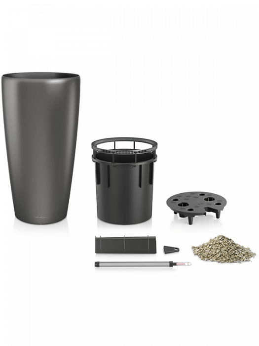 Ghiveci LECHUZA Premium Rondo Antracit 32 x 56 [2]