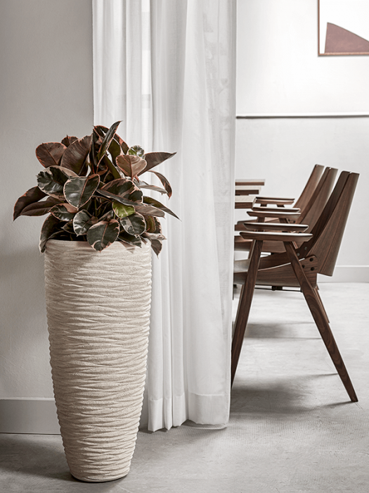 Ghiveci POLYSTONE SEASIDE natural (cu liner) 50 x 120 [2]