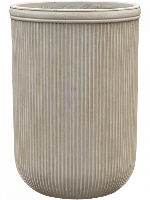 Ghiveci VERTICAL RIB beige 45 x 65 [1]