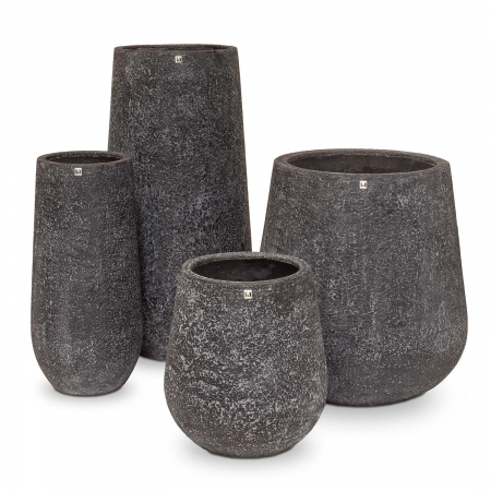 Ghiveci ARTIC STONE rotund, 48/100 cm, aspect de piatră [2]