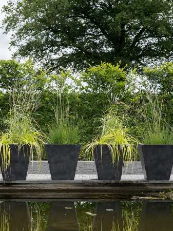 Ghiveci ARTSTONE Ella 15 cm, negru [1]