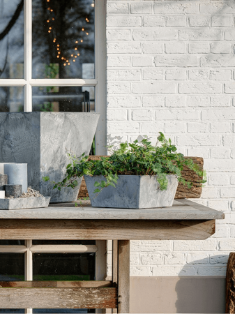 Ghiveci ARTSTONE Ella 30/14 cm, gri [1]