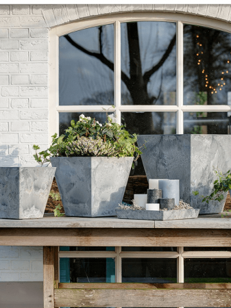 Ghiveci ARTSTONE Ella 30 cm, gri [2]