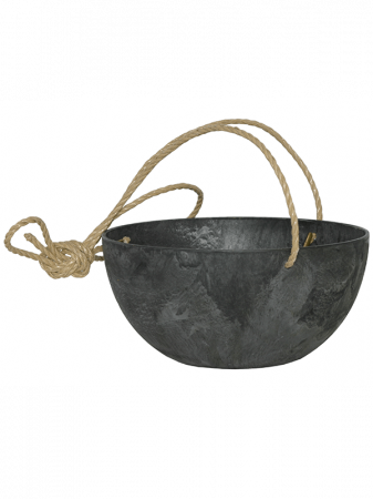 Ghivece de exterior - Ghiveci ARTSTONE Fiona 25/12 cm, negru