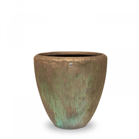 Ghivece de exterior - Ghiveci ATLANTIS rotund, 41/41 cm, bronz