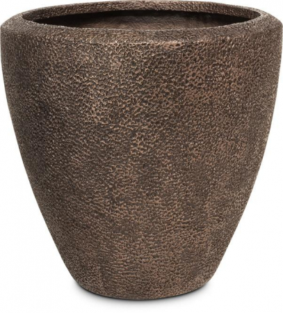 Ghivece de exterior - Ghiveci CORAL rotund, 67/67 cm, bronz patinat