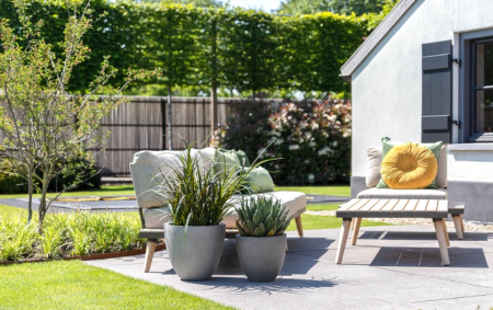 Ghiveci GRIGIO Egg Pot 60 [2]