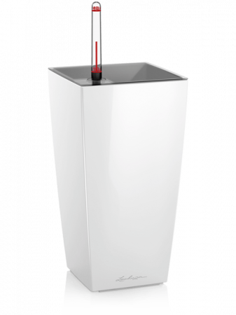 Ghivece de interior - Ghiveci LECHUZA Maxi-Cubi Alb 14 x 14 / 26