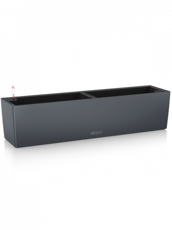 Ghivece de exterior - Ghiveci LECHUZA Balconera Color Ardezie 80 x 19 x 19