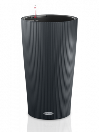 Ghivece de exterior - Ghiveci LECHUZA Cilindro Ardezie 23 x 41