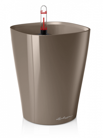 Ghivece de exterior - Ghiveci LECHUZA Premium Deltini Taupe 14 x 18