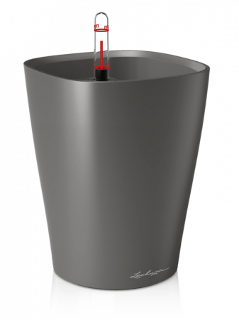 Ghivece de exterior - Ghiveci LECHUZA Premium Deltini Antracit 14 x 18