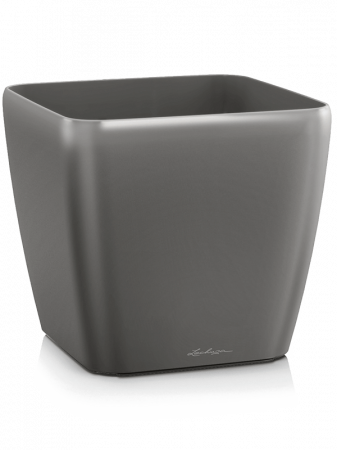 Ghivece de exterior - Ghiveci LECHUZA Quadro Antracit 21 x 21 x 20