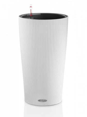 Ghivece de exterior - Ghiveci LECHUZA Cilindro Alb 23 x 41