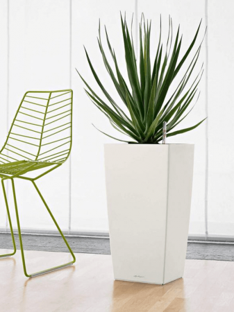 Ghiveci LECHUZA Premium Cubico Roșu 30 x 30 x 56 [2]