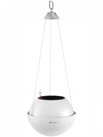 Ghivece de interior - Ghiveci LECHUZA Bola Color Alb 23 x 18