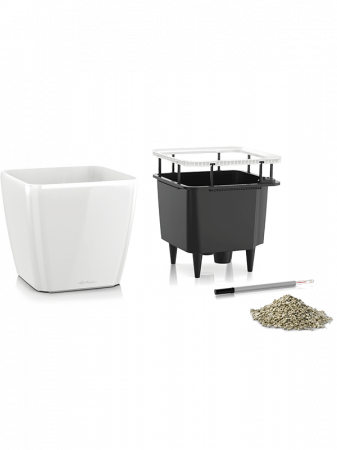 Ghiveci LECHUZA Premium Quadro LS Alb 35 x 35 / 33 [1]