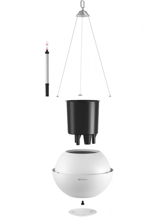 Ghiveci LECHUZA Bola Color Alb 32 x 25 [1]