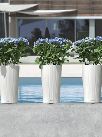 Ghiveci LECHUZA Cilindro Alb 32 x 56 [2]