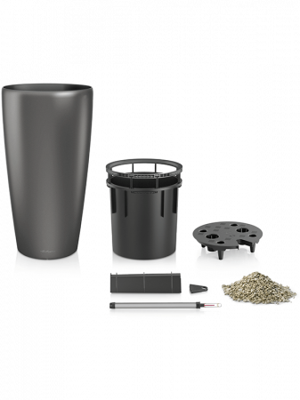 Ghiveci LECHUZA Premium Rondo Antracit 40 x 75 [1]