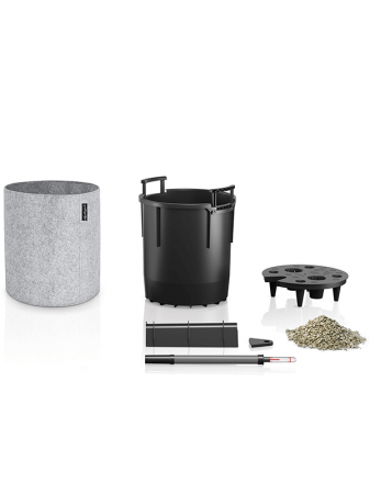 Ghiveci LECHUZA Trendcover Gri 23 x 26.5 [1]