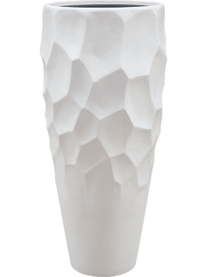 Ghivece de interior - Ghiveci POLYSTONE PLAIN Alb (cu liner) 46 x 110