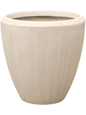 Ghivece de interior - Ghiveci POLYSTONE PLAIN Natural 24 x 24