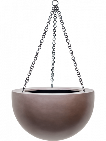 Ghivece - Ghiveci GRADIENT Bol suspendat (matt coffee) 33 x 21