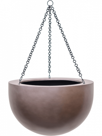 Ghivece de interior - Ghiveci GRADIENT Bol suspendat (matt coffee) 38 x 24